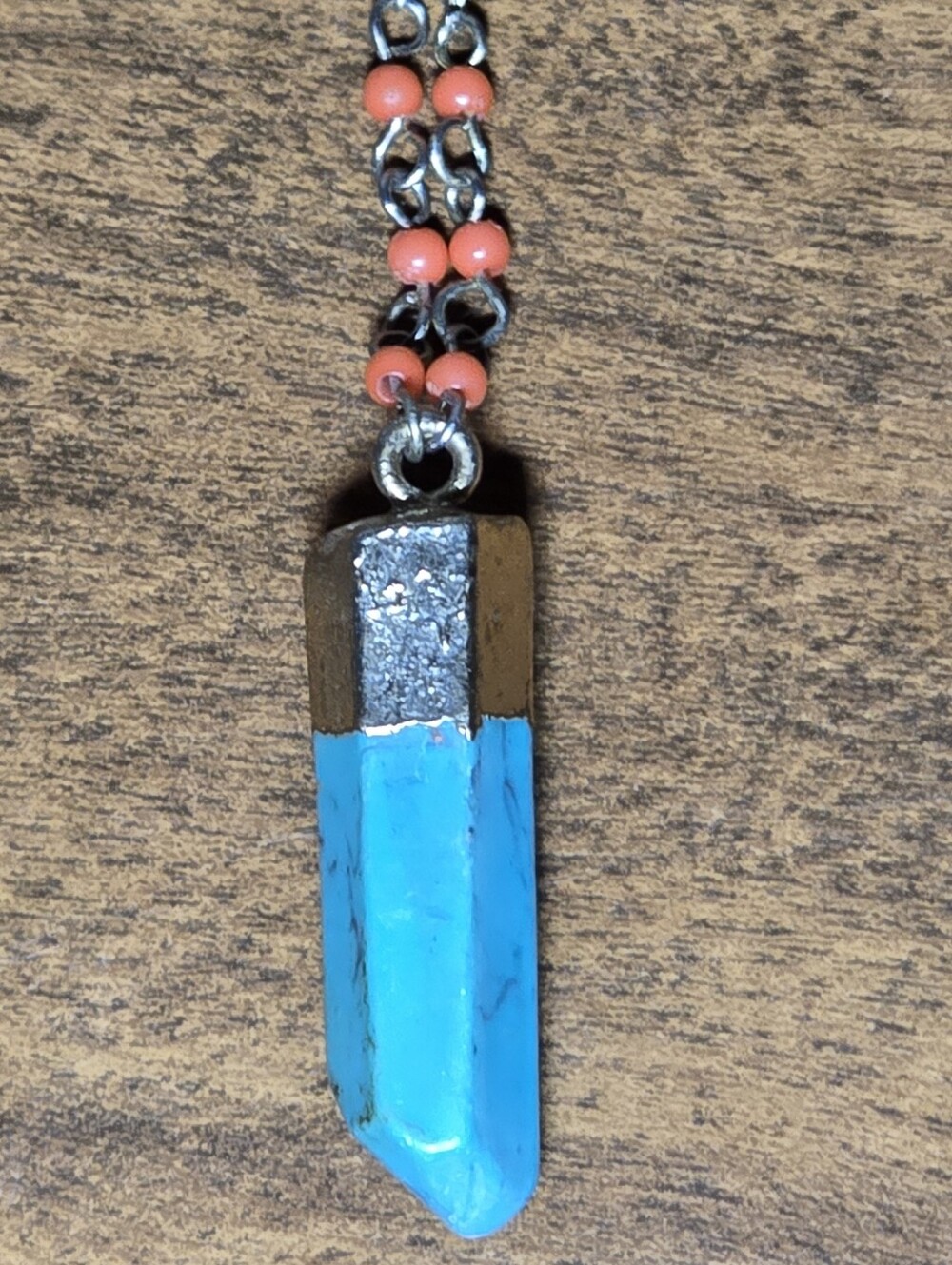 Montana Silversmiths Turquoise Point Necklace W/ Box - Picture 2 of 8